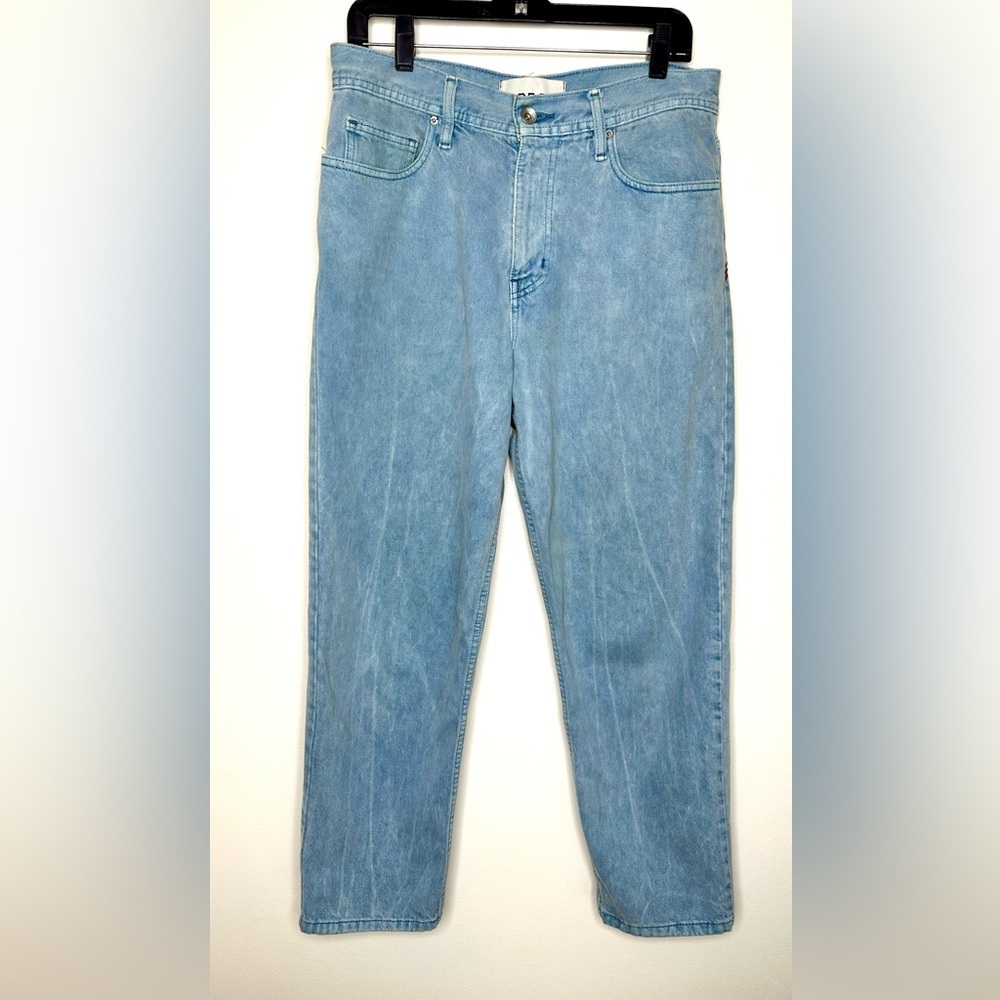 BDG Urban Outfitters High Rise Blue Straight Jeans Light Wash Women’s Size 30 - Picture 2 of 10